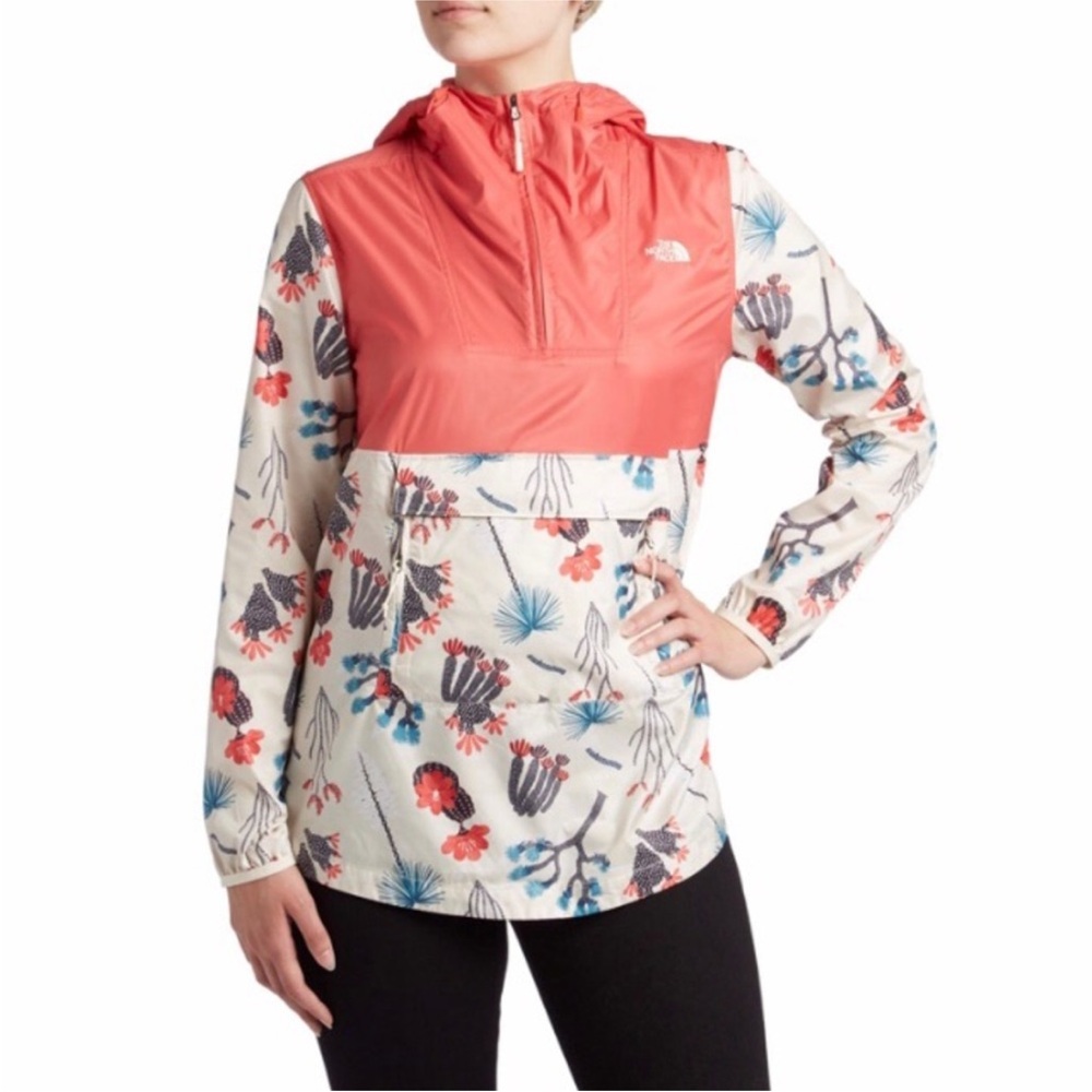 The North Face  Printed Fanorak Pullover Women's Packable Windbreaker Size S